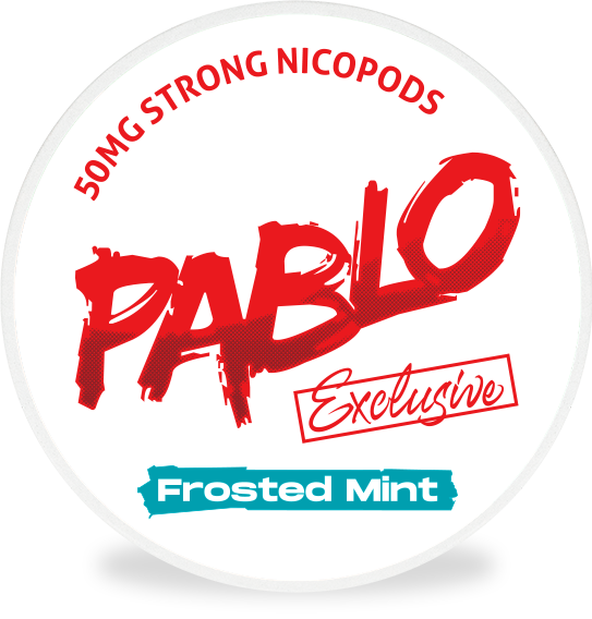 pablo snus, pablo exclusive frosted mint, pablo snus 50 mg, strong nicotine pouches, ultra strong nicotine pouches without tobacco, buy pablo snus in italy, Snus Pablo in italy lowest price, pablo escobar snuff, snus italy